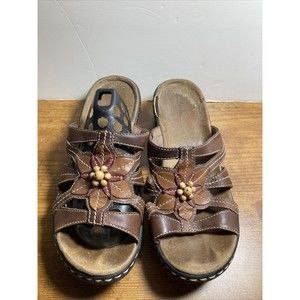Clarks Women's Lexi Myrtle Sandals Brown Narrow size 9 1/2